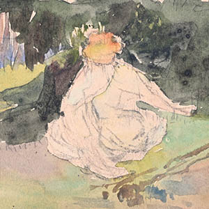 Woman in Landscape