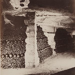 Catacombs of Paris: "Hallucinations of shadow, light and collodion" Facade no. 3