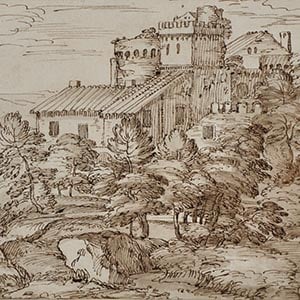 Landscape with Fortified Farm Buildings