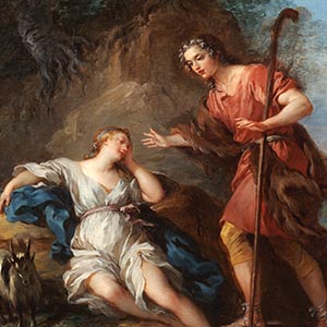 Daphnis Standing Before the Sleeping Chloe