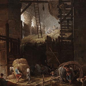 Interior of the Villa Giulia with Haymakers