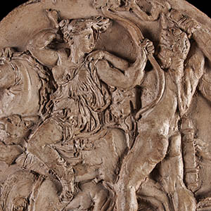 Roundel with the Labors of Hercules