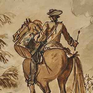 A Drummer on Horseback