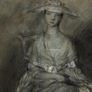Study of a Seated Woman (recto); Study of a Small Girl Seated on a Bank (verso)
