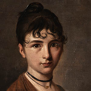 Portrait of a Young Woman with a Necklace