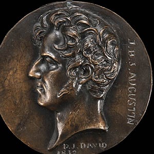Jean-Baptiste-Jacques Augustin Portrait Medallion