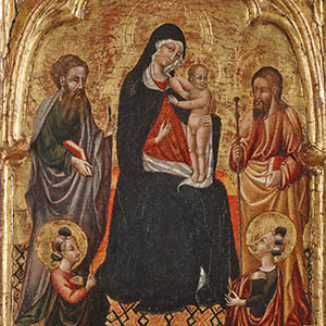 Madonna and Child Enthroned