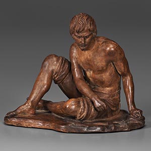 Young Man Seated