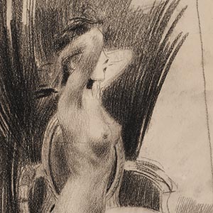Seated Female Nude