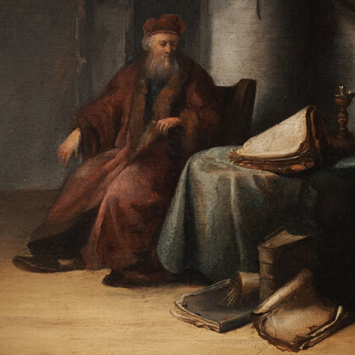 Scholar in his Study