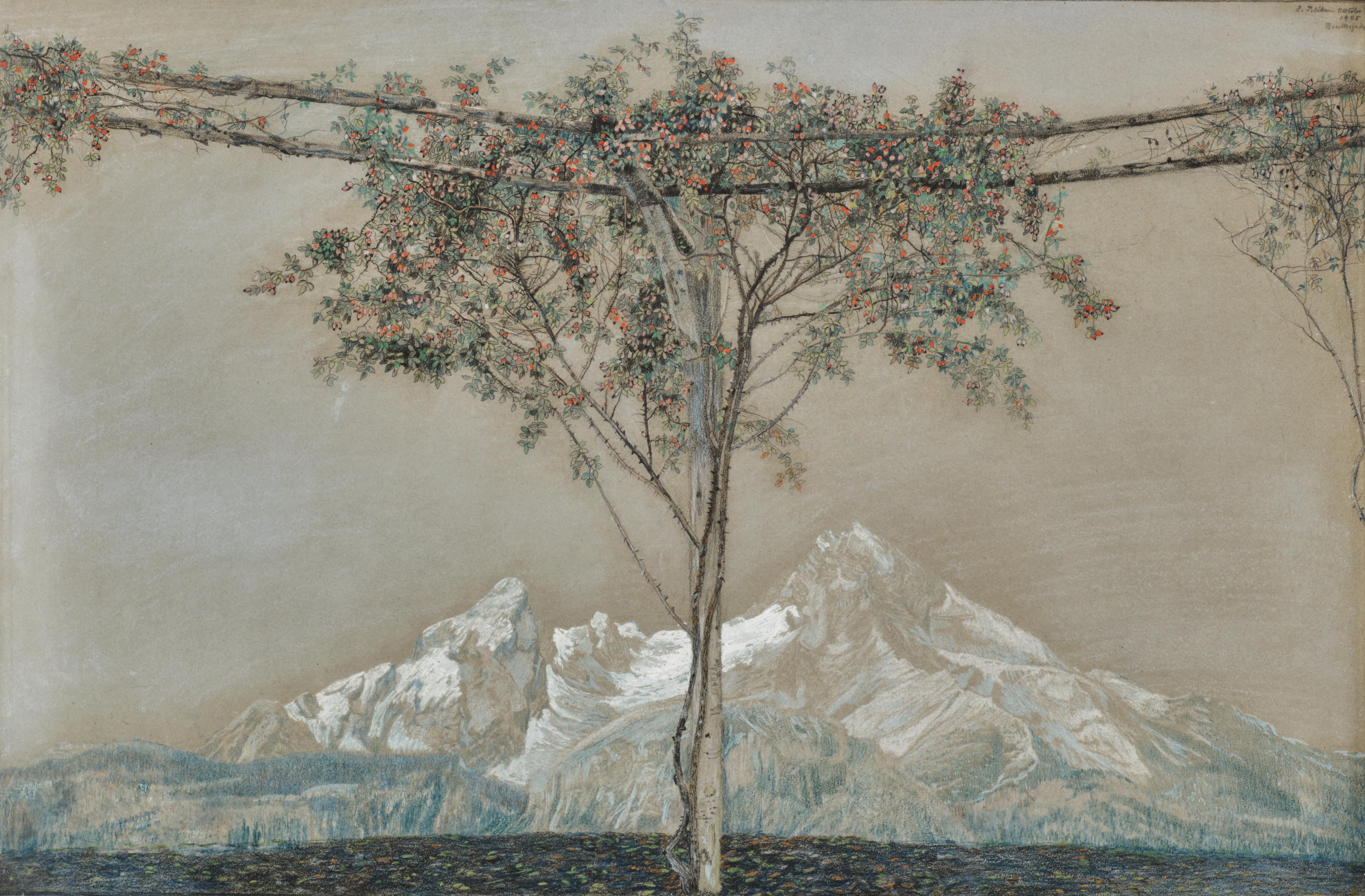 View of the Watzmann from Berchtesgaden