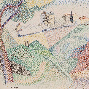 Pointillist Landscape