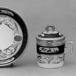 Cup and Saucer, with Cover