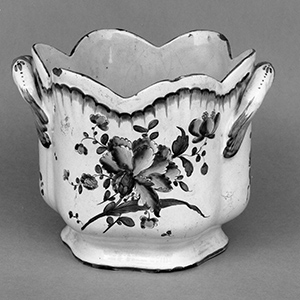 Faience Cachepot