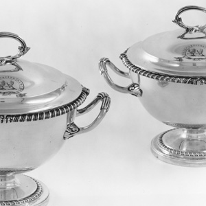 Pair of Sauce Tureens and Covers
