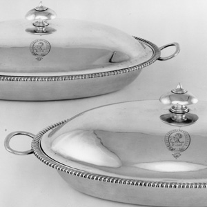 Pair of Dishes and Covers