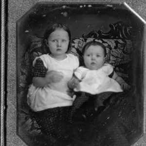 Emily and Nellie Cady as Babies