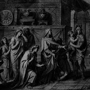 Alexander and the Family of Darius (Alexander Holds Baby Ochus, Darius's Child)