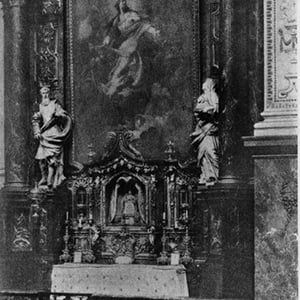 Old Shrine in Franciscana Church, Vienna, Austria