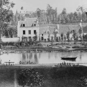 The Zoological Garden, Brussels: Side of the Pond (Bruxelles, le jardin zoologique, côte de l'étang)