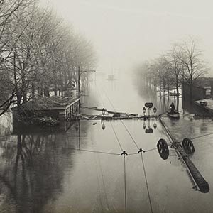 Flooding of the Seine (31 January 1910), Porte de la Gare