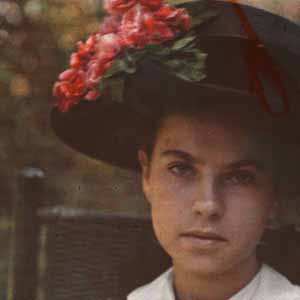 Young Girl in a Flowered Hat