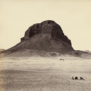 Pyramids of Dahshoor from the East