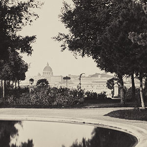 Looking Towards St. Peter’s from the French Academy, Monte Pincio